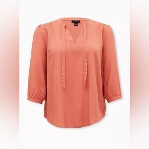 Torrid Women's Peach Blouse